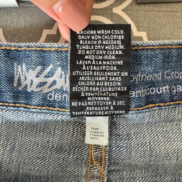 NWT Mossimo Jeans Women’s Plus Size 18 Boyfriend Crop 100% Cotton Casual Boho - Picture 11 of 12